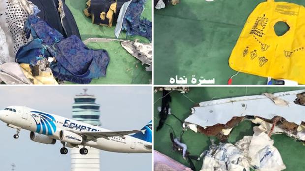 Puing-puing dari Pesawat Naas Egyptair Ditemukan